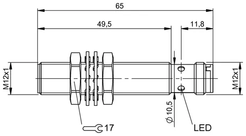 Balluff BES05F0 Cylindrical version — Proximity & Inductive Sensors