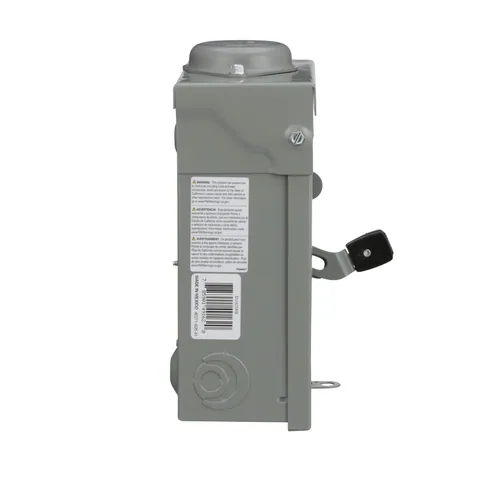 Schneider Electric DU321RB Safety switch, general duty, non fusible, 30A, 3 pole, 7.5hp, 240VAC, NEMA 3R, bolt on provision — General Accessories