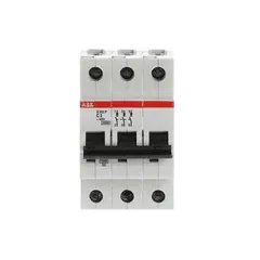 ABB 2CDS283001R0024 S203P-C2 Miniature Circuit Breaker - 3P - C - 2 A