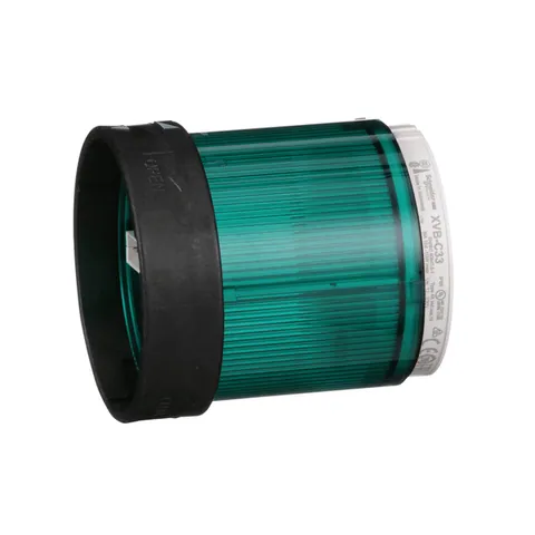 Schneider Electric XVBC33 Indicating Bank, 70mm, illuminated lens unit, green, steady light, 10 W, 250 VAC/DC — Controllo e HMI