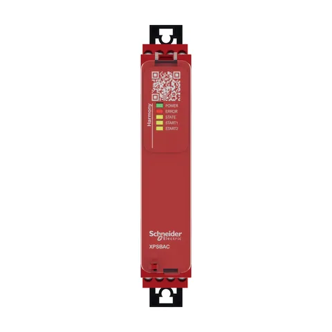 Schneider Electric XPSBAC34AP safety module, Harmony XPS, estop or guard, connected to supply terminals 48 to 240V AC or DC , no inputs, screw — Alimentatori e regolatori di potenza