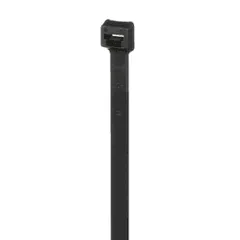 Panduit PLT4H-L0 Pan-Ty® PLT4H-L0 Cable Tie, Black, UV PA6.6, 14.5"L, 120lb, PK50 — Connectors & Plugs