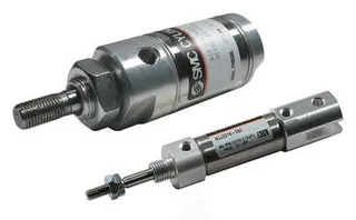 SMC NCMB075-0200C NC(D)M, Stainless Steel Cylinder, Double Acting, Single Rod, Standard, NCMB075-0200C — Pneumatic & Hydraulic Cylinders