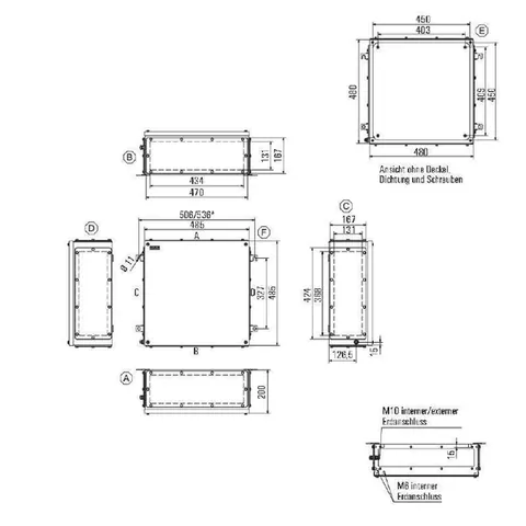 Weidmuller 1196290000 Terminal Box KTB FS 484820 S4E4 — Accessori generali