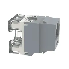 Panduit NKP5E88MIG Cat 5e UTP RJ45 Punchdown Keystone Jack Module, International Gray — Cavi e fili industriali