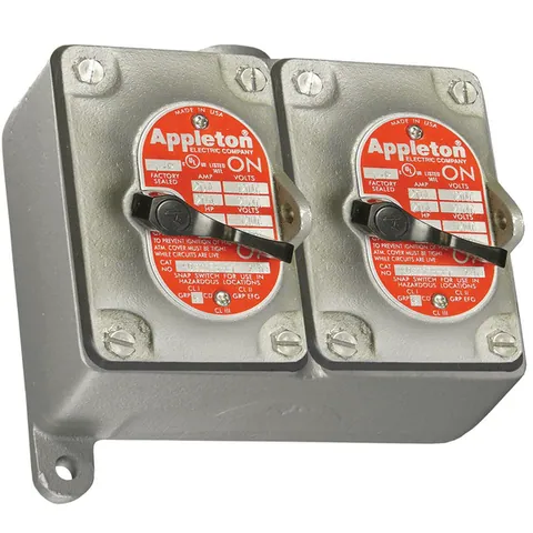 Appleton Group EDSC175F2A EDS Factory Sealed Tumbler Switches - PN — Akcesoria ogólne