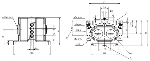 Balluff BNS00J5 Mechanical multiple position limit switches — Allgemeines Zubehör