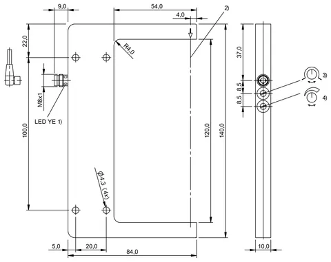 Balluff BGL0009 Standard fork light barriers made of metal — General Accessories