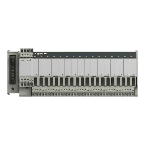 Schneider Electric ABE7S16E2F0 sub-base - soldered solid state output relay ABE7 - 16 inputs - 115 V AC — PLCs