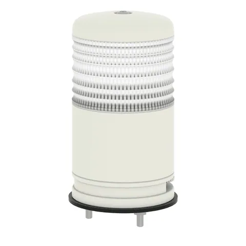 Schneider Electric XVC6B15SK Monolithic pre wired tower light, Harmony XVC, plastic, red, 60mm, base mounting, steady or flashing, buzzer, IP54, 24V AC DC — General Accessories