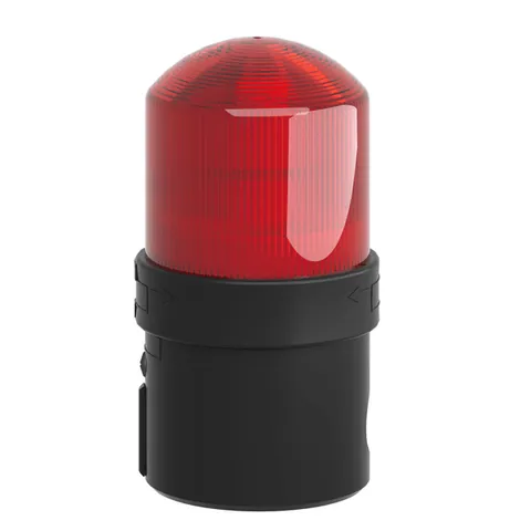 Schneider Electric XVBL34 Illuminated complete beacon, Harmony XVB Universal, plastic, red, 70mm, steady, incandescent with BA15d base, lt 250V — General Accessories