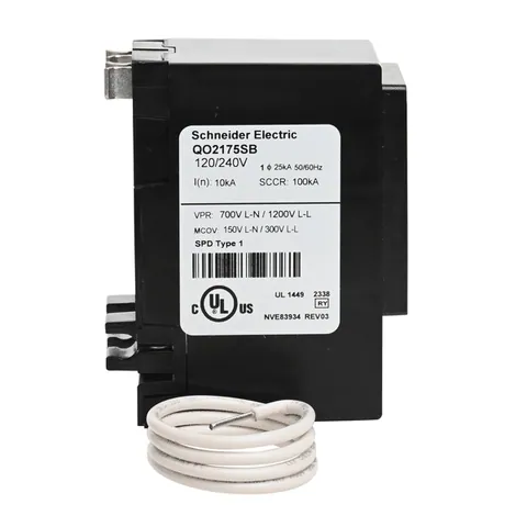 Schneider Electric QO2175SB Secondary Surge Arrestor, Type 2, for QO Load Centers — General Accessories