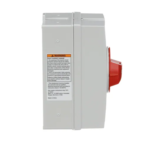 Schneider Electric MD3304X Motor disconnect switch, 3P, 30A, NEMA 1, 3, 3R, 4, 4X and 12 enclosure — Switches & Modular Apparatus