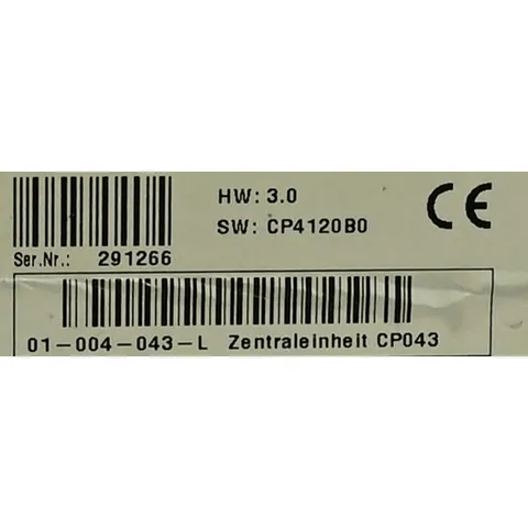Lisec CP043 CP043 Central Processing Unit — HMI y PC industriales