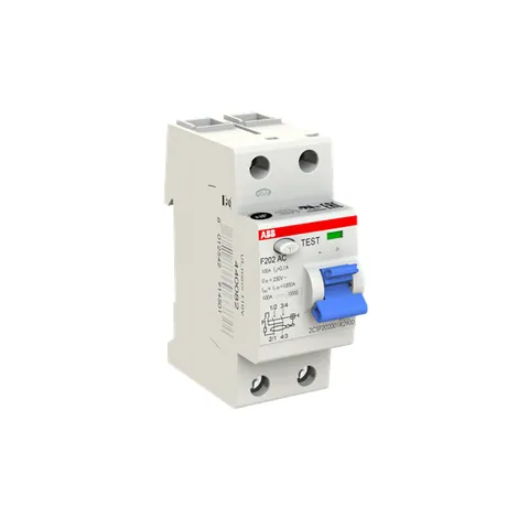 ABB 2CSF202001R2900 AC-100/0.1 Residual Current Circuit Breaker (RCCB) 2P AC Type — Power Supply