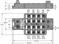 Turck FLDP-IOM1616-0001