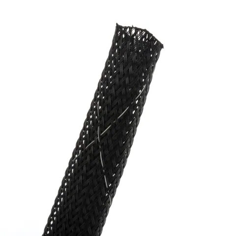 Panduit SE50P-DR0 SE50P-DR0 Braided Sleeving, Black, PET, 0.5" Nom Dia., 500', PK1 — Rury i węże kablowe (osłonowe)