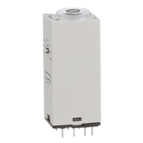 Schneider Electric TDR782XBXA-24D Time delay relay, Harmony SE Relays, DPDT, 100ms to 100hours, 7 time scales, on-delay function, socket compatible, 5A, 24V DC — Akcesoria ogólne