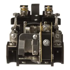 Schneider Electric 199BMX-14 Power relay, SE Relays, DPDT, 40A, 120 VDC, magnetic blowout, auxiliary switch, open type — General Accessories