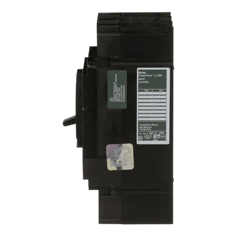 Schneider Electric JJL36250 PowerPacT J-Frame Circuit Breaker, 250A, 3 Pole, 600VAC, 25kA, Lugs, Thermal Magnetic, 80% — Accessori generali