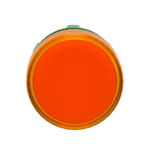 Schneider Electric ZB5AV053 Head for pilot light, Harmony XB5, plastic, orange, 22mm, universal LED, plain lens — Switches & Modular Apparatus