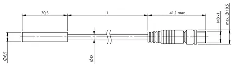 Balluff BAW005L Cylindrical miniature version without thread — Proximity & Inductive Sensors