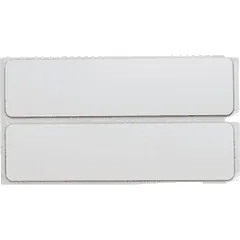 Brady Corporation THTEP-174-593-.5 Foam Backed Raised Panel Labels, 1" H x 4" W, White, Roll of 500 — General Accessories