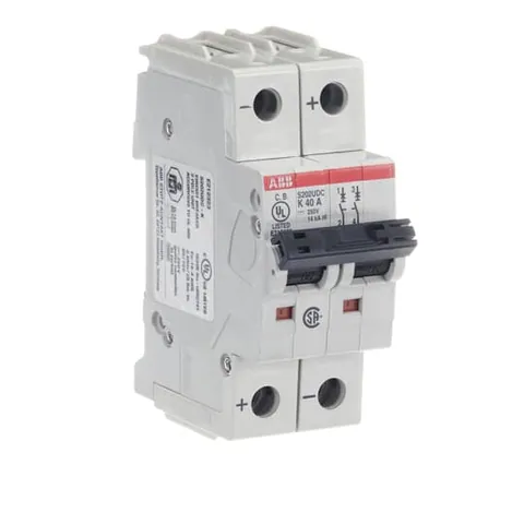 ABB S202UDC-K40 S200UDC MCB 2P K 40A 60 VDC BCPD — Power Supply