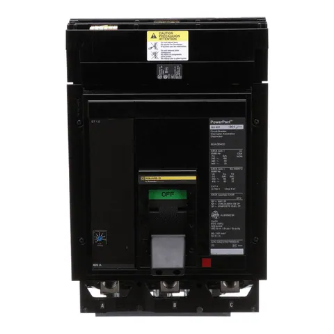 Schneider Electric MJA36400 Circuit breaker, PowerPacT M, 400A, 3 pole, 600VAC, 25kA, I-Line, ET 1.0, 80%, ABC — Accessori generali