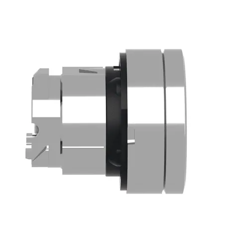 Schneider Electric ZB4BW313 Head for illuminated push button, Harmony XB4, metal, white flush, 22mm, universal LED, spring return, plan lens — Schalter & modulare Geräte