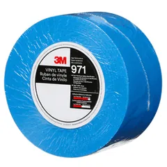 3M 7100253517 Durable Floor Marking Tape 971, Blue, 3 in x 36 yd, 17 mil, 4 Rolls/Case — General Accessories