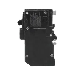 Schneider Electric QO115PDF Mini circuit breaker, QO, 15A, 1 pole, 120VAC, 10kA, dual function, plug on neutral, plug in mount — General Accessories