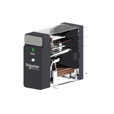 Schneider Electric RXG23F7 interface plug-in relay, 5A, 2CO, LED, 120V AC — Styczniki i przekaźniki