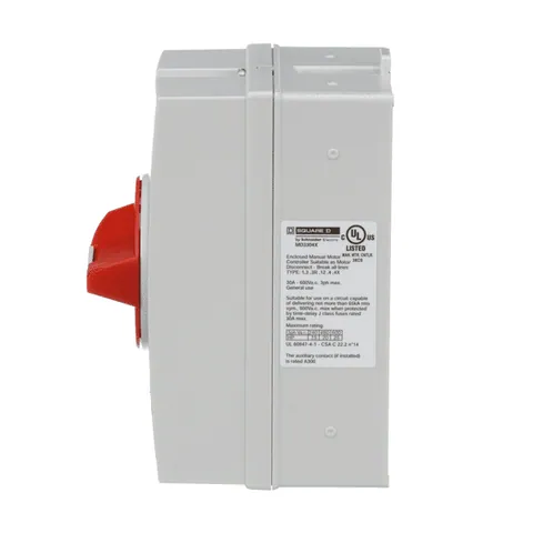 Schneider Electric MD3304X Motor disconnect switch, 3P, 30A, NEMA 1, 3, 3R, 4, 4X and 12 enclosure — Switches & Modular Apparatus