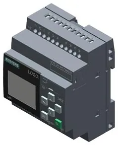Siemens 6ED1052-1HB08-0BA2 LOGO! 24RCE, logic module,display power supply / I/O: 24 V AC/24 V DC/...