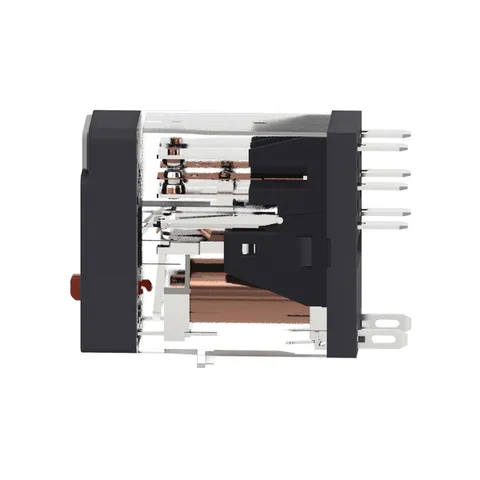 Schneider Electric RXG21F7 interface plug-in relay, 5A, 2CO, lockable test button, 120V AC — Contattori e relè