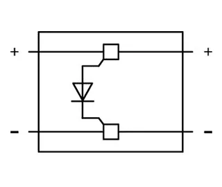 Wago 2002-880/1000-411 Diode plug; 1N4007 (N-P); for 2001 - 2006 series feedthrough terminal blocks; 5.2 mm wide; gray — Terminal Blocks