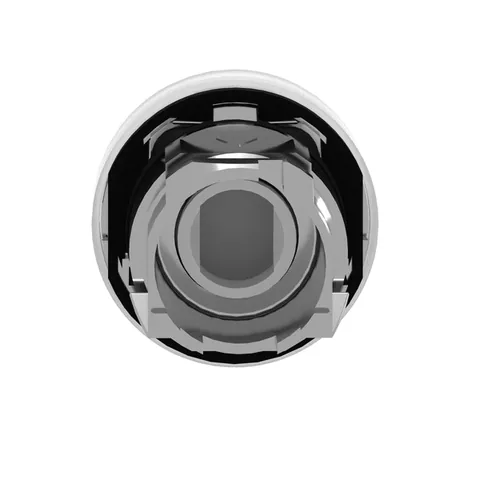 Schneider Electric ZB4BV013 Head for pilot light, Harmony XB4, metal, white, 22mm, universal LED, plain lens — Switches & Modular Apparatus