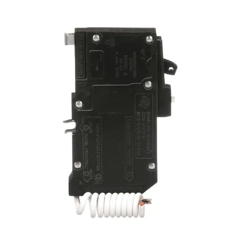 Schneider Electric QO115CAFI Mini circuit breaker, QO, 15A, 1 pole, 120/240VAC, 10kA, combo arc fault, pigtail, plug in mount — General Accessories