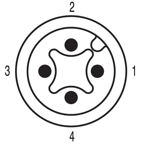 Weidmuller 1906300250 SAIL-M12GM12G-4-2.5U — Kable i przewody przemysłowe