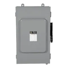 Schneider Electric H364NAWK Safety switch, heavy duty, fusible, 200A, 3 pole, 150hp, 600VAC/DC, NEMA 12, neutral factory installed — General Accessories