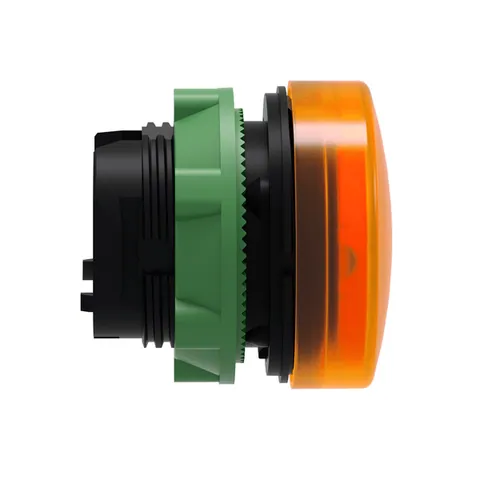 Schneider Electric ZB5AV053 Head for pilot light, Harmony XB5, plastic, orange, 22mm, universal LED, plain lens — Switches & Modular Apparatus