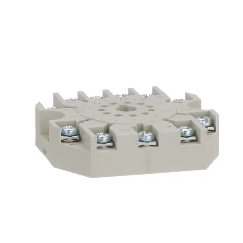 Schneider Electric 70-170-1 Socket, SE Relays general purpose relay accessory, 3PDT, 15A, 300 V, 11 pins, screw clamp terminal, 750R/750H series — Akcesoria ogólne