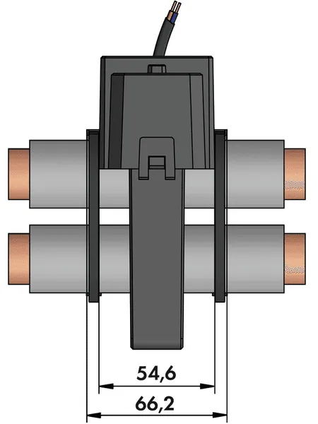 Wago 855-5105/1000-000 Split-core current transformer; 1000 A / 5 A; 3 m long — Allgemeines Zubehör