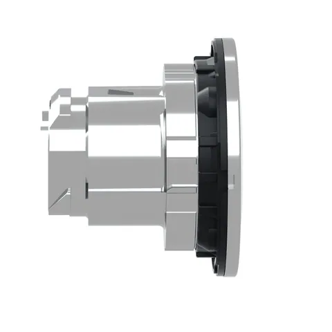 Schneider Electric ZB4FA1 Flush mounted push button head, Harmony XB4, metal, white, 30mm, spring return, unmarked