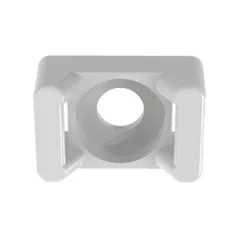 Panduit TM3S10-C TM3S10-C Cable Tie Mount, Natural, PA 6.6, 0.86x0.61", #10 Screw, PK100 — Connectors & Plugs