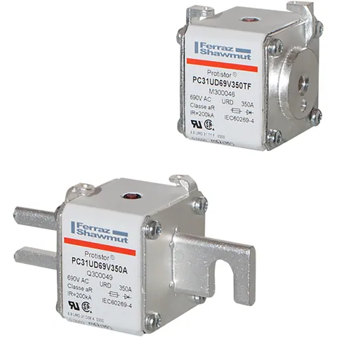 Mersen Y300700 Square Body High-Speed Fuse Protistor® Size 31 aR 690VAC IEC 700VAC UL 350A — General Accessories
