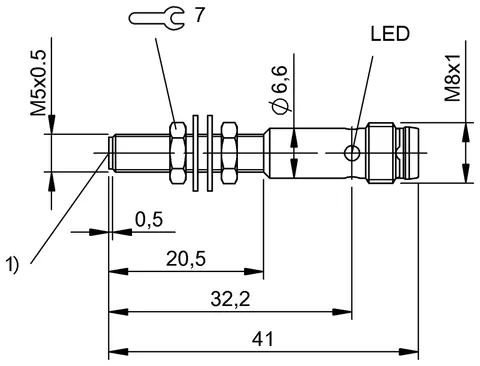 Balluff BES00H2 Cylindrical miniature version — Näherungs- & induktive Sensoren