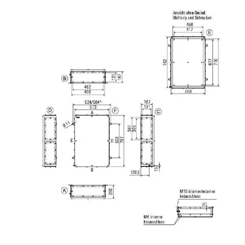 Weidmuller 1196590000 Terminal Box KTB FS 765020 S4E4 — Allgemeines Zubehör