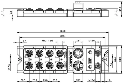 Balluff BNI006A Silver Line - Network Modules in Metal Housing for Specialized Applica... — General Accessories
